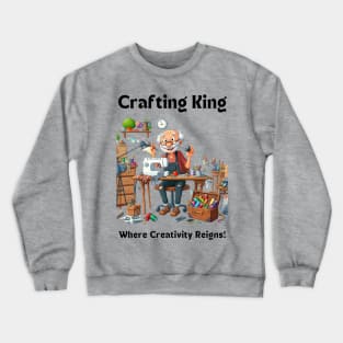 Crafting King:  Where Creativity Reigns Sewing Crewneck Sweatshirt